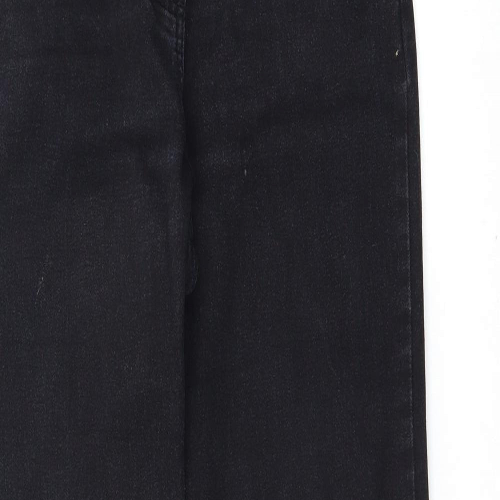 david emanuel Womens Black   Bootcut Jeans Size 10 L31 in