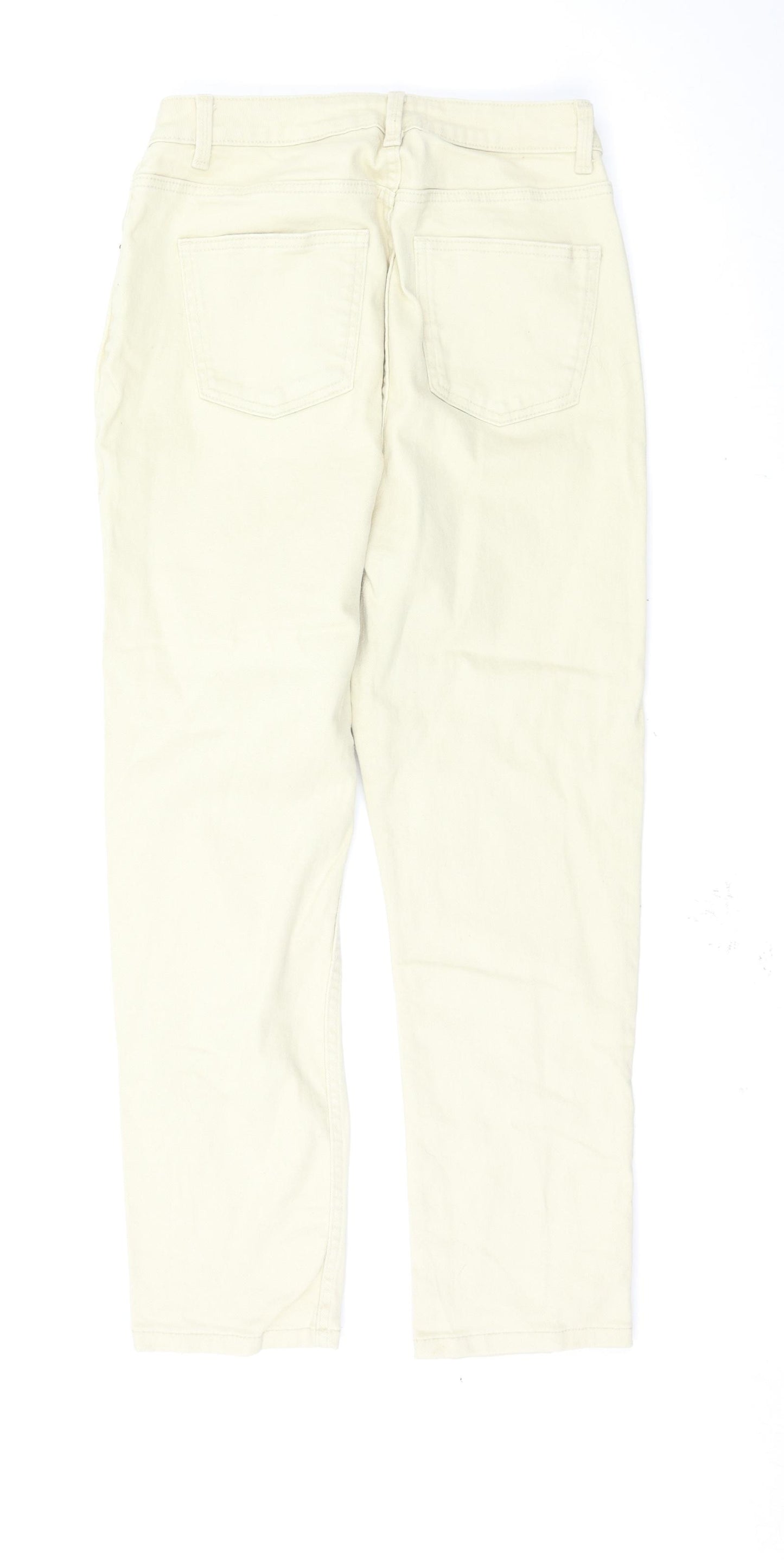 Primark Womens Beige   Straight Jeans Size 14 L28 in