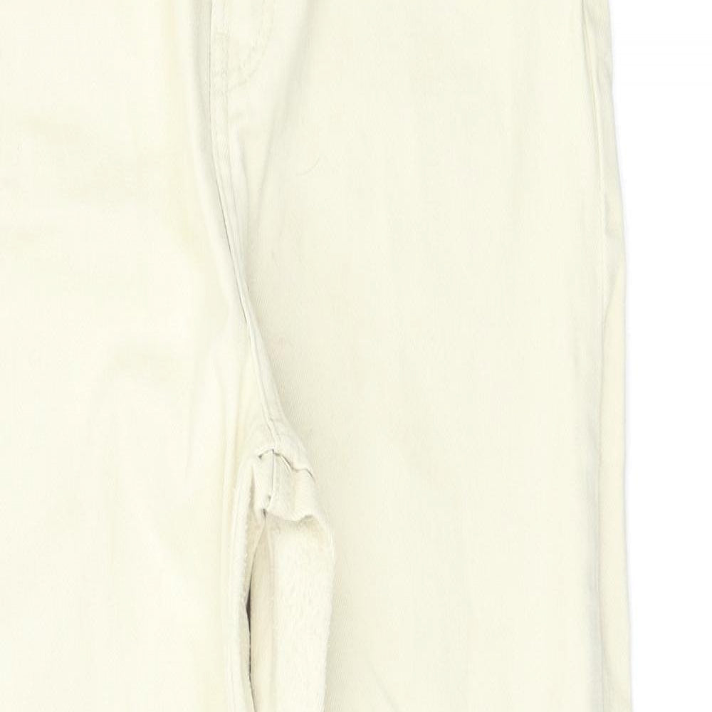 Primark Womens Beige   Straight Jeans Size 14 L28 in