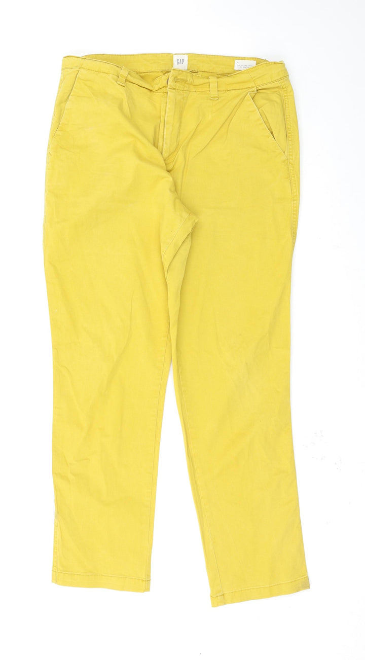 Gap Womens Yellow   Trousers  Size 34 L28 in