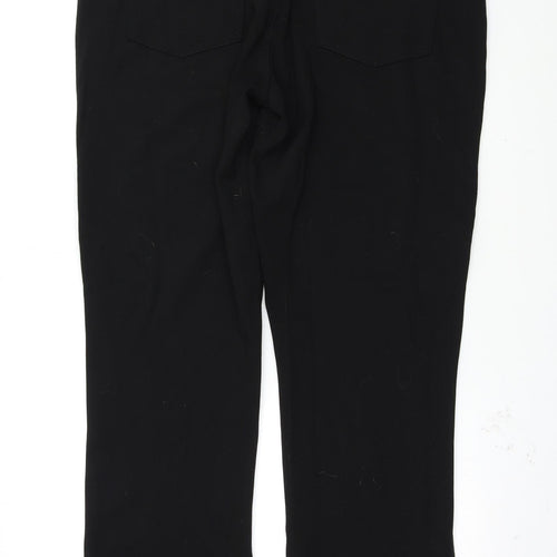 Preworn Womens Black   Trousers  Size 40 L33 in