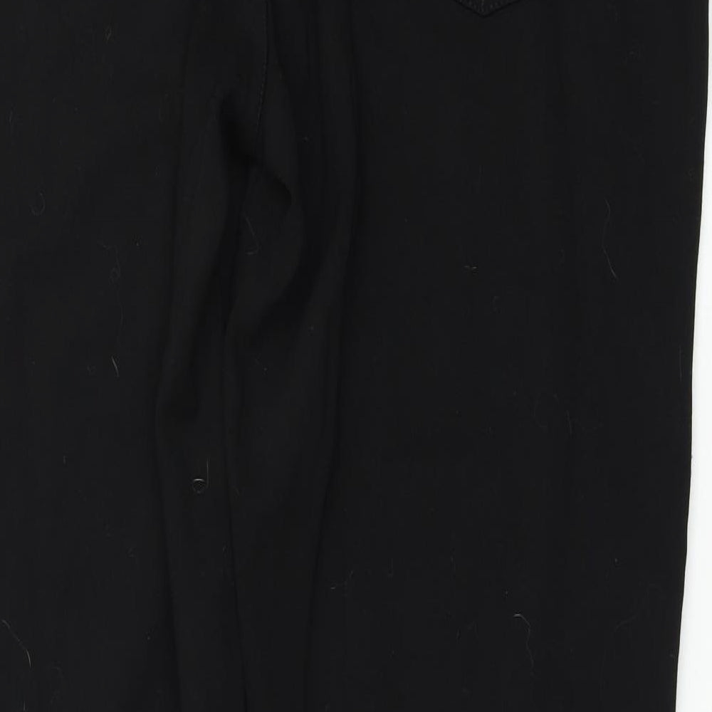Preworn Womens Black   Trousers  Size 40 L33 in