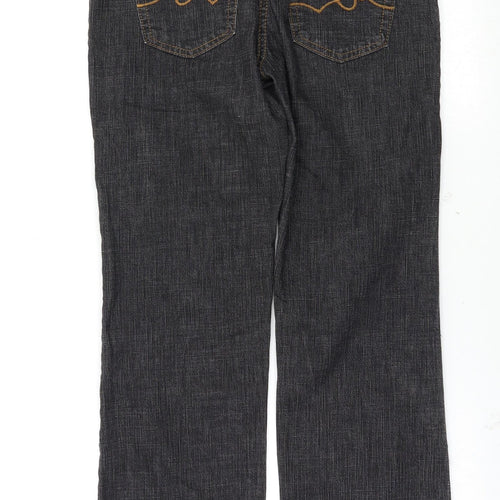Miss Selfridge Womens Black   Straight Jeans Size 32 L27 in