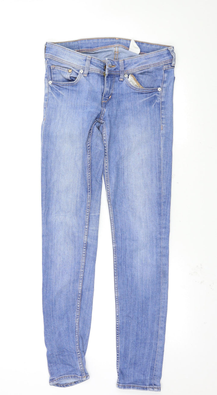 H&M Womens Blue   Skinny Jeans Size 27 L30 in
