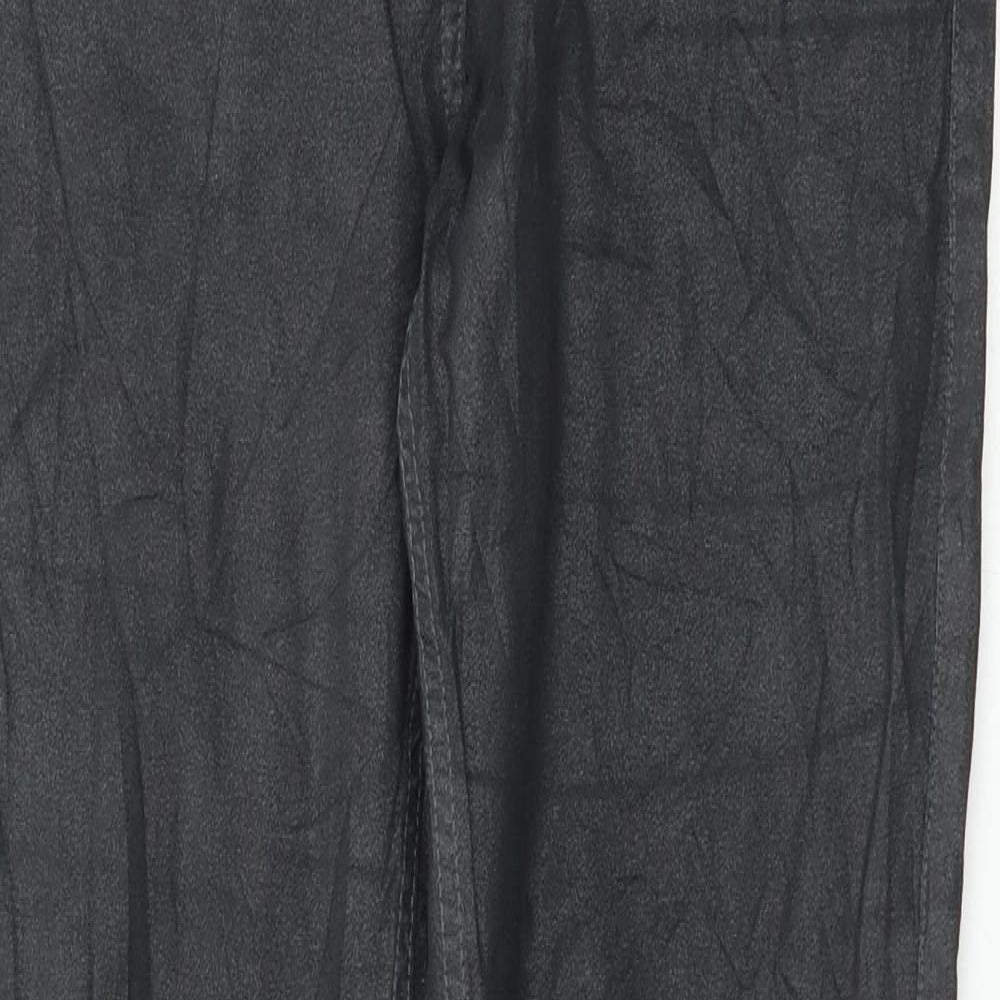 UpFashion Womens Black   Skinny Jeans Size 12 L30 in