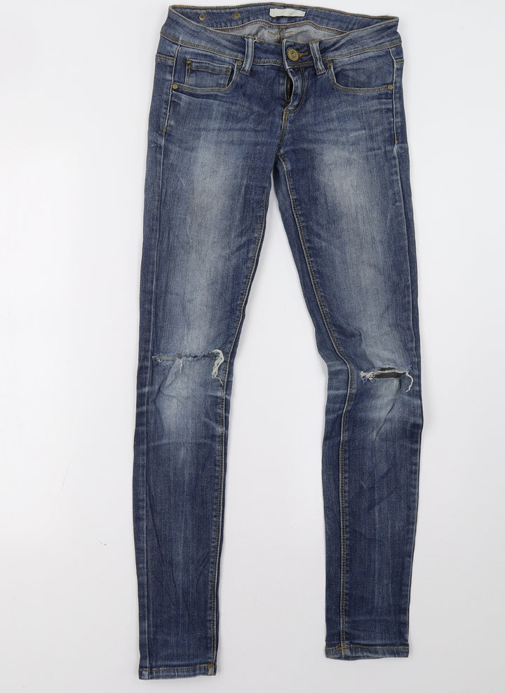 Terranova Womens Blue Straight Jeans Size 28 L28 in
