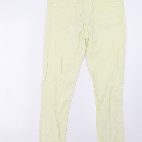 mohiti Womens Yellow   Straight Jeans Size 30 L30 in