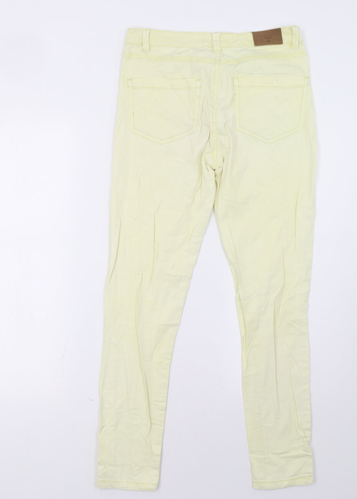 mohiti Womens Yellow   Straight Jeans Size 30 L30 in