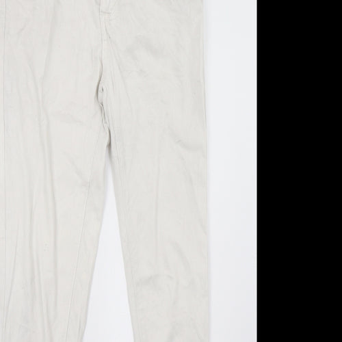 goodies Womens White   Straight Jeans Size 32 L31 in