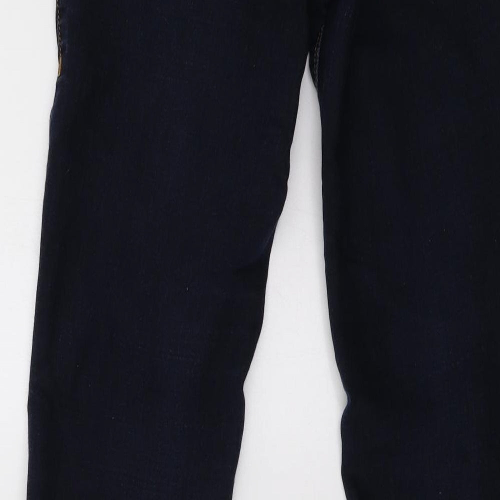 Dorothy Perkins Womens Blue  Denim Straight Jeans Size 10 L32 in