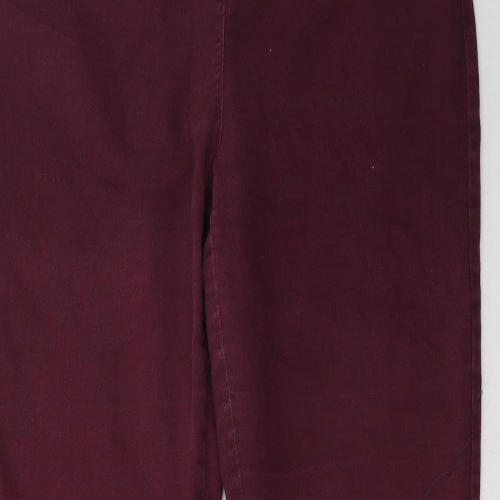 VERO MODA Womens Purple   Jegging Trousers Size 14 L32 in