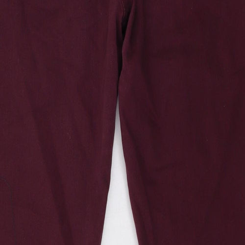 VERO MODA Womens Purple   Jegging Trousers Size 14 L32 in