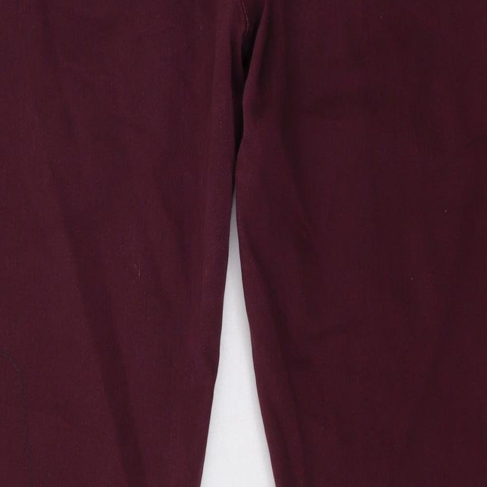 VERO MODA Womens Purple   Jegging Trousers Size 14 L32 in
