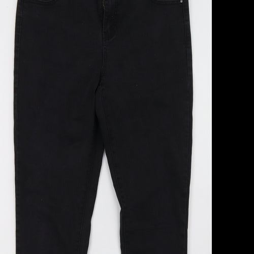 Primark Womens Black  Denim Skinny Jeans Size 14 L31 in