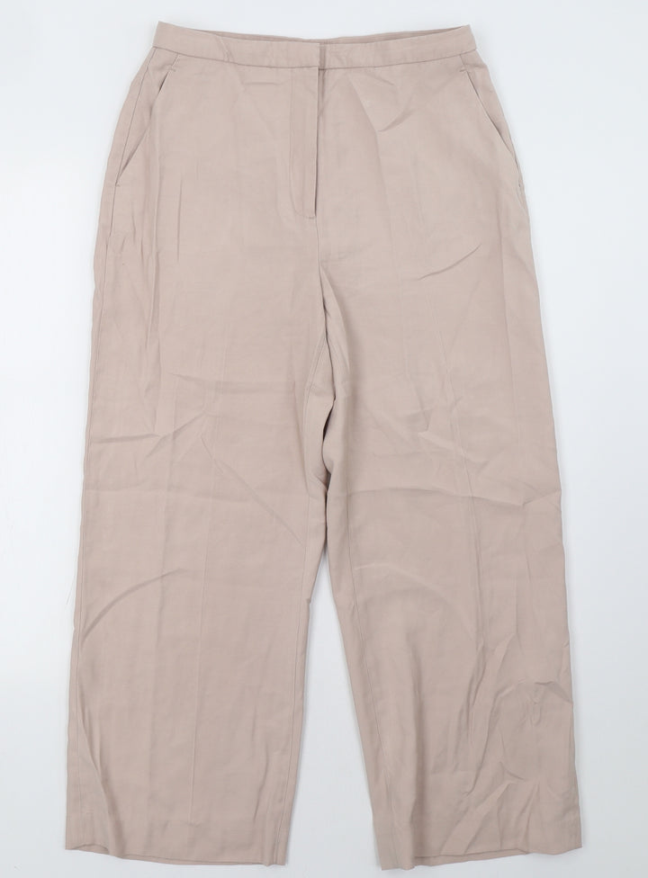 H&M Womens Pink   Trousers  Size 10 L28 in
