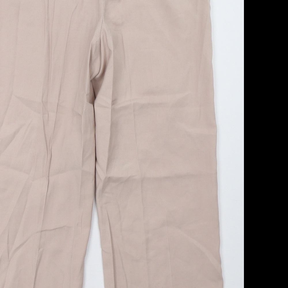 H&M Womens Pink   Trousers  Size 10 L28 in