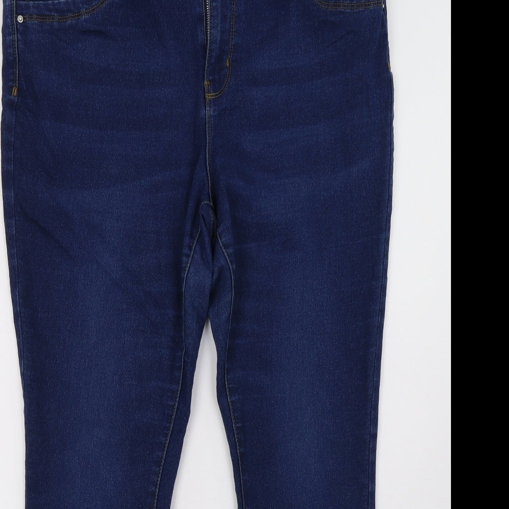 Primark Womens Blue   Skinny Jeans Size 18 L20 in