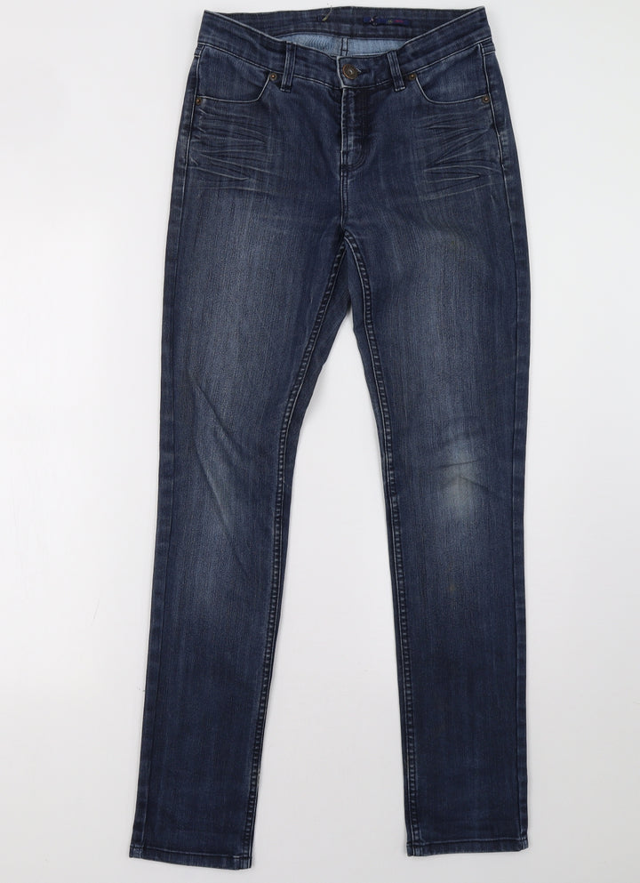 Oasis Womens Blue Straight Jeans Size 28 L32 in