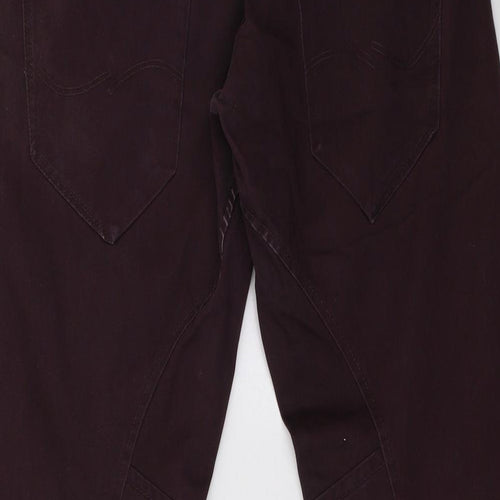 JACK & JONES Mens Purple   Straight Jeans Size 36 L35 in