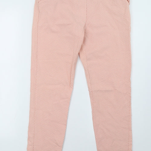 Preworn Womens Pink Polka Dot  Trousers  Size 30 L28 in