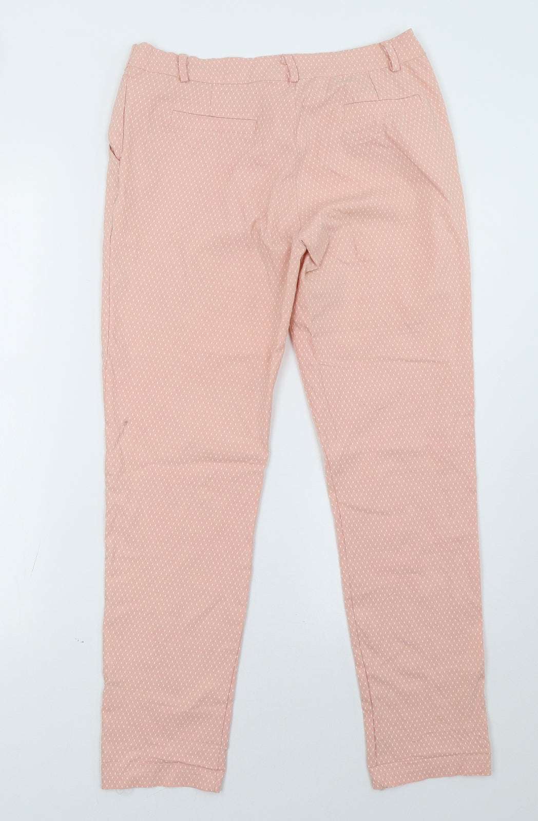 Preworn Womens Pink Polka Dot  Trousers  Size 30 L28 in