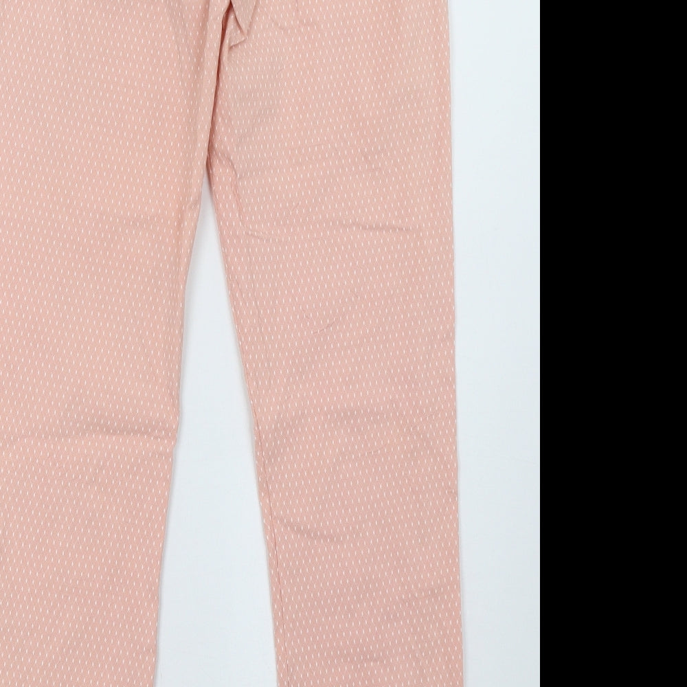 Preworn Womens Pink Polka Dot  Trousers  Size 30 L28 in
