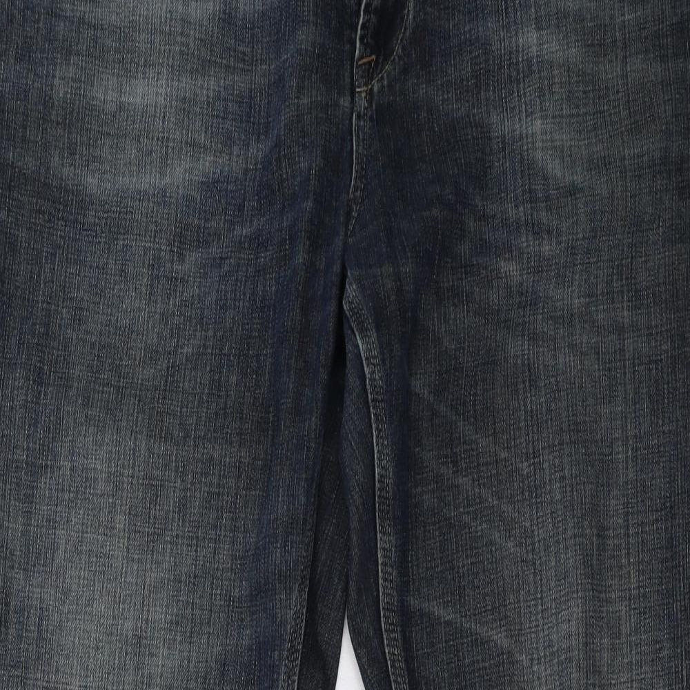 Marks and Spencer Mens Blue   Bootcut Jeans Size 36 L35 in