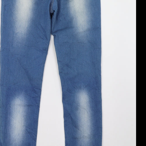 moon girl Womens Blue   Straight Jeans Size 12 L30 in