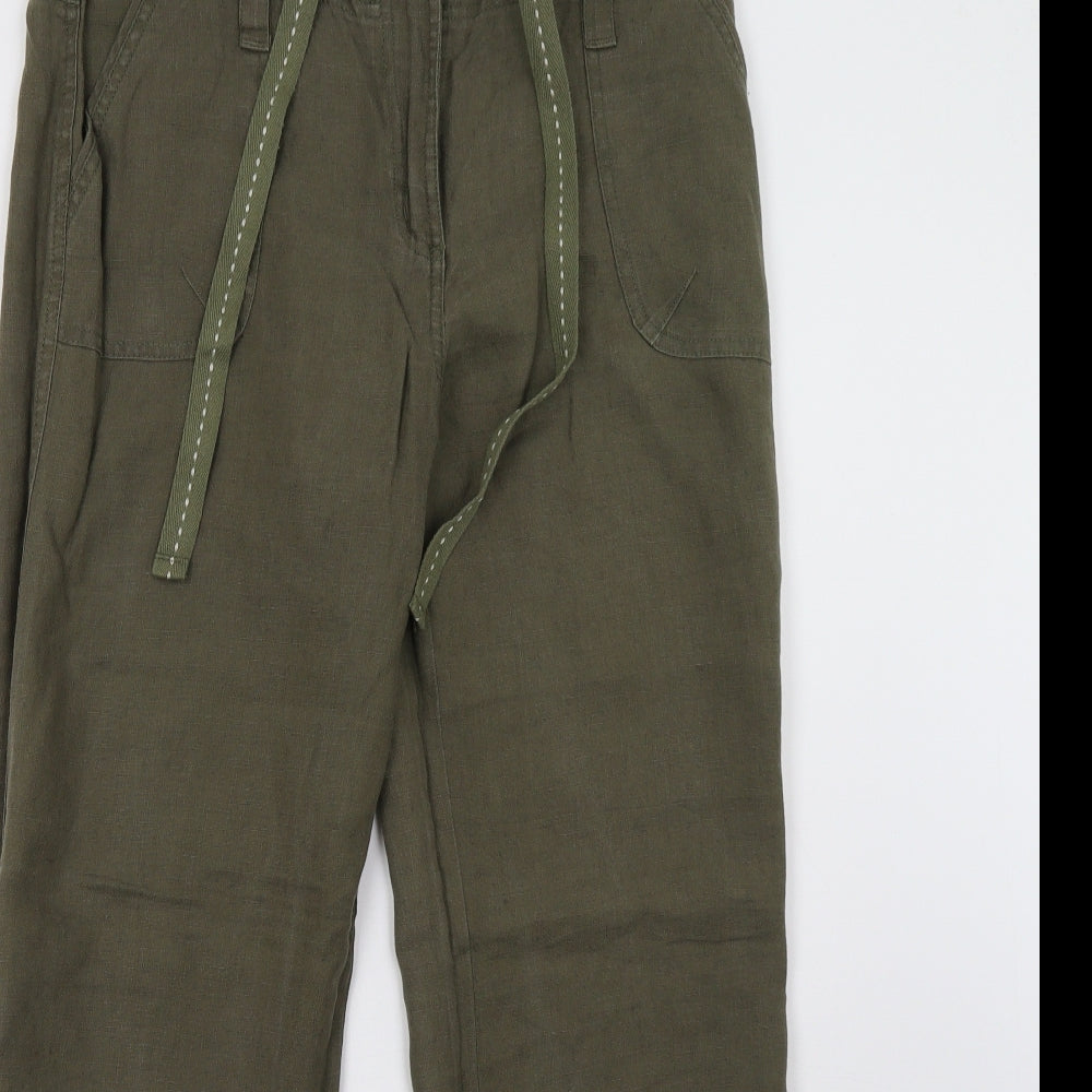 George Womens Green   Trousers  Size 10 L32 in