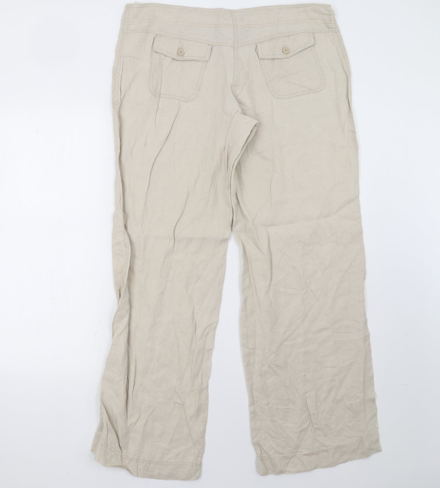Primark Womens Beige   Trousers  Size 12 L32 in
