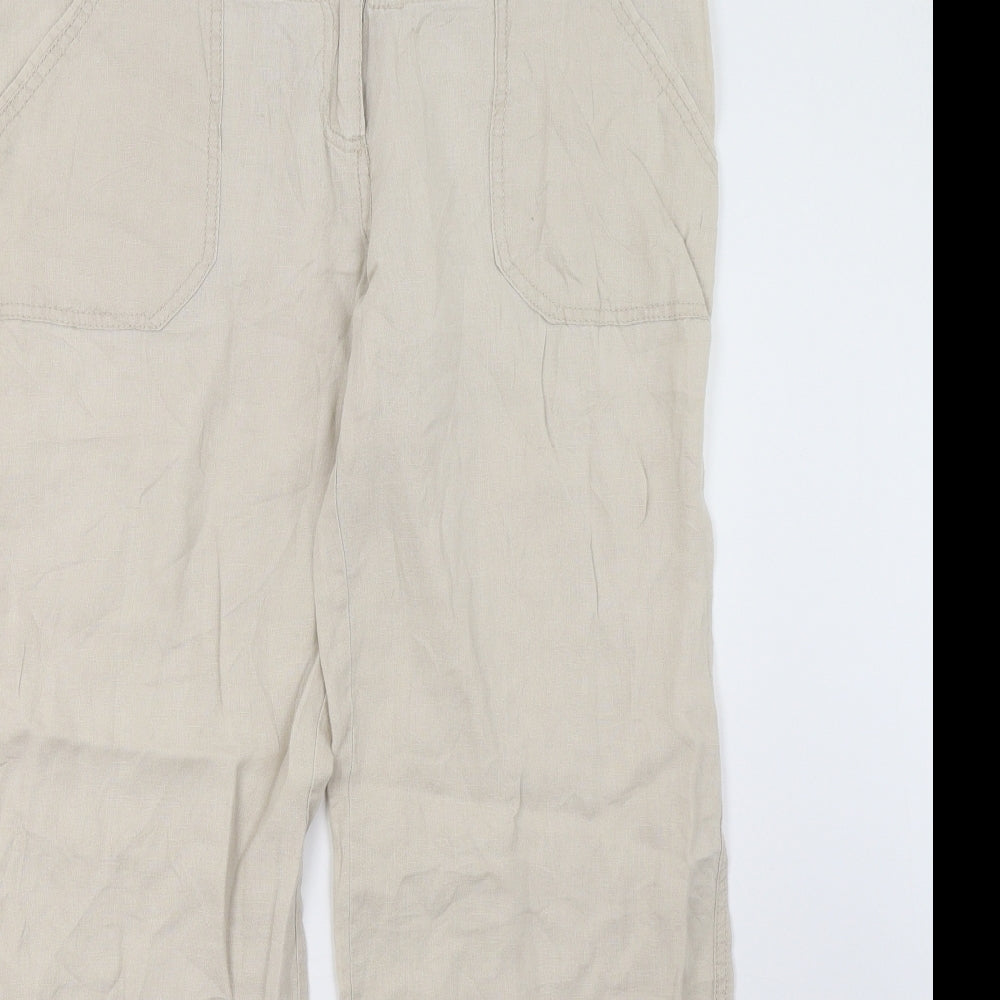 Primark Womens Beige   Trousers  Size 12 L32 in
