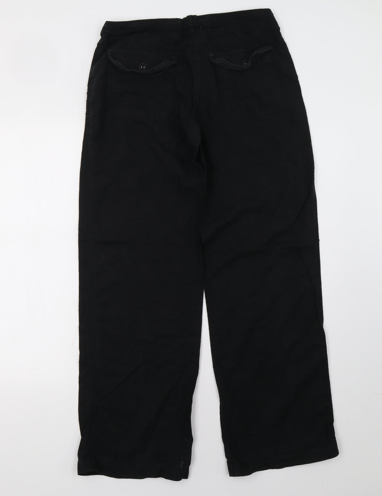 Select Womens Black   Trousers  Size 10 L32 in