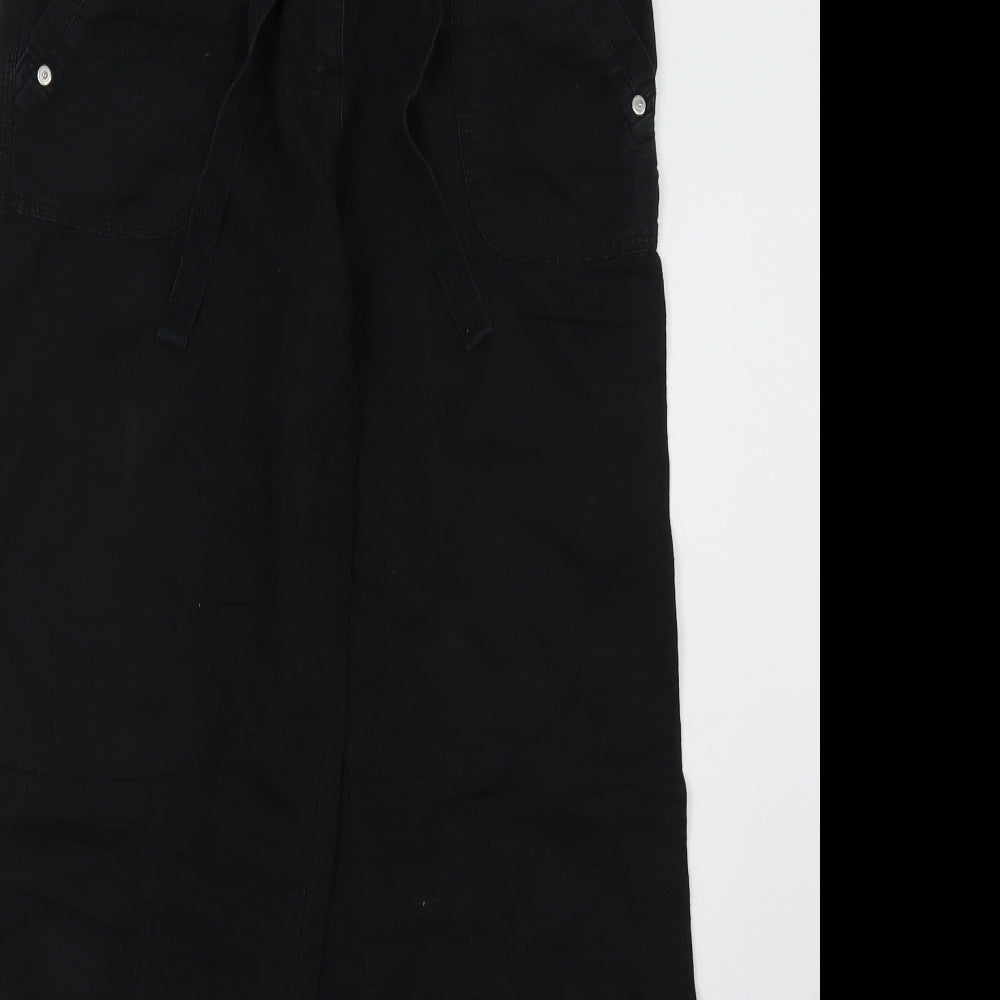 Select Womens Black   Trousers  Size 10 L32 in