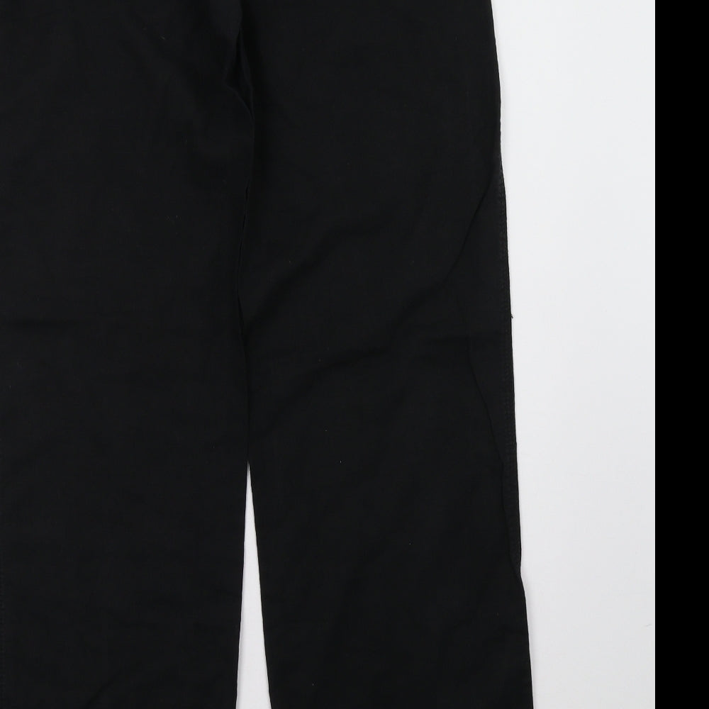 Select Womens Black   Trousers  Size 10 L32 in