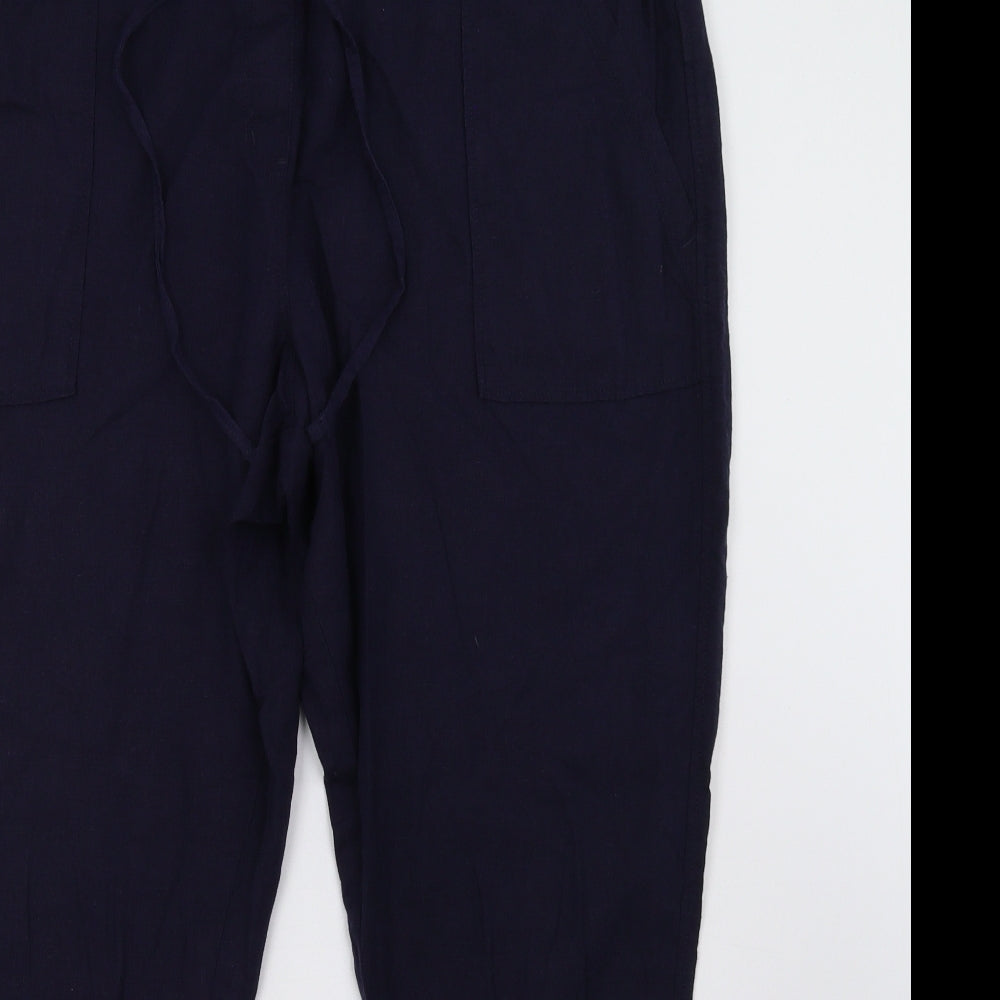 Marks and Spencer Womens Blue   Trousers  Size 18 L31 in
