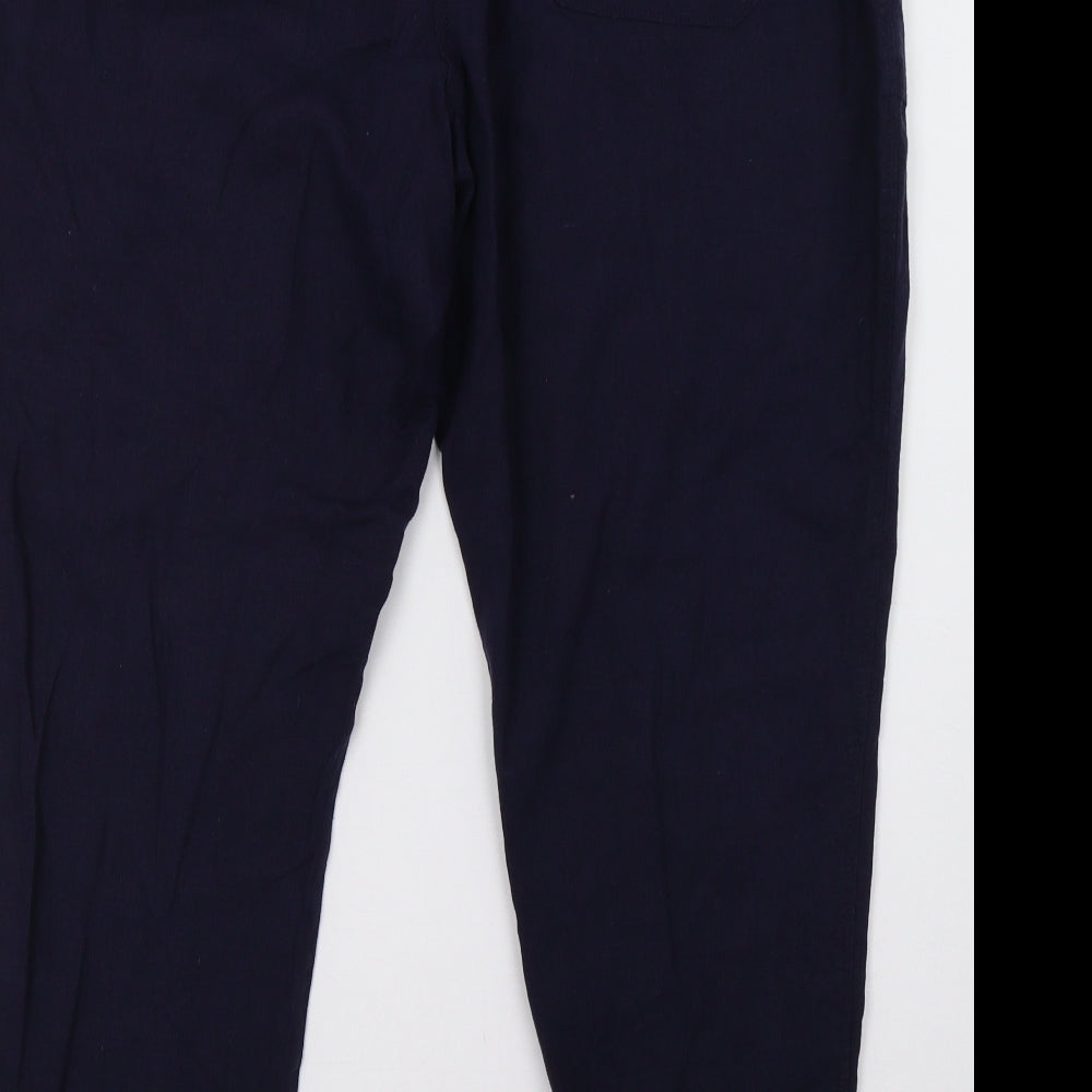 Marks and Spencer Womens Blue   Trousers  Size 18 L31 in
