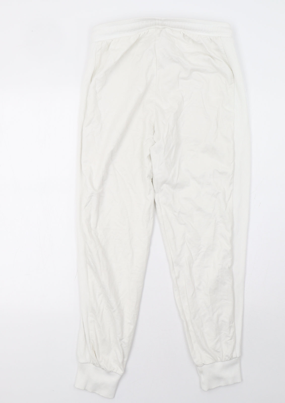 Primark Womens White   Jogger Trousers Size 14 L30 in