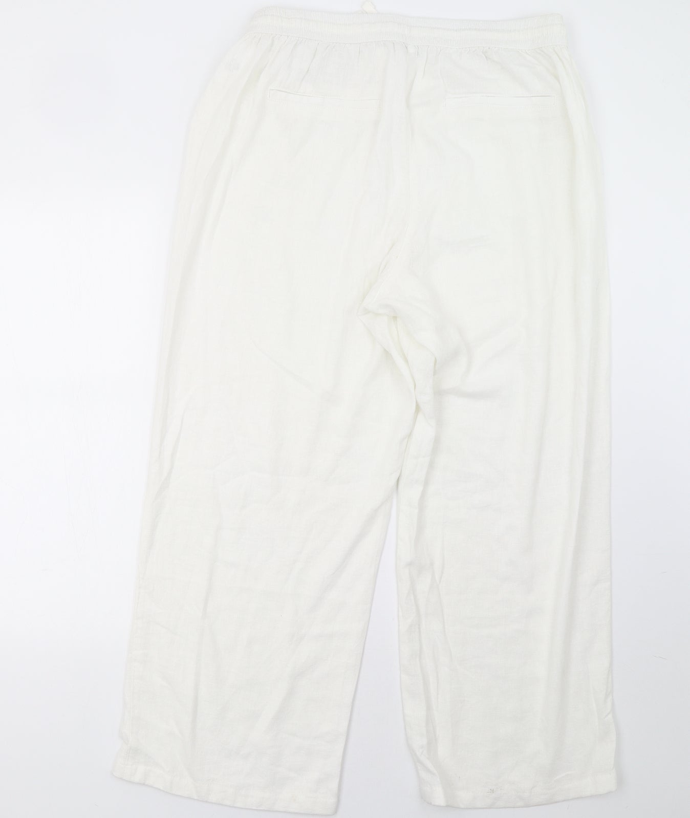 George Womens White   Trousers  Size 18 L30 in
