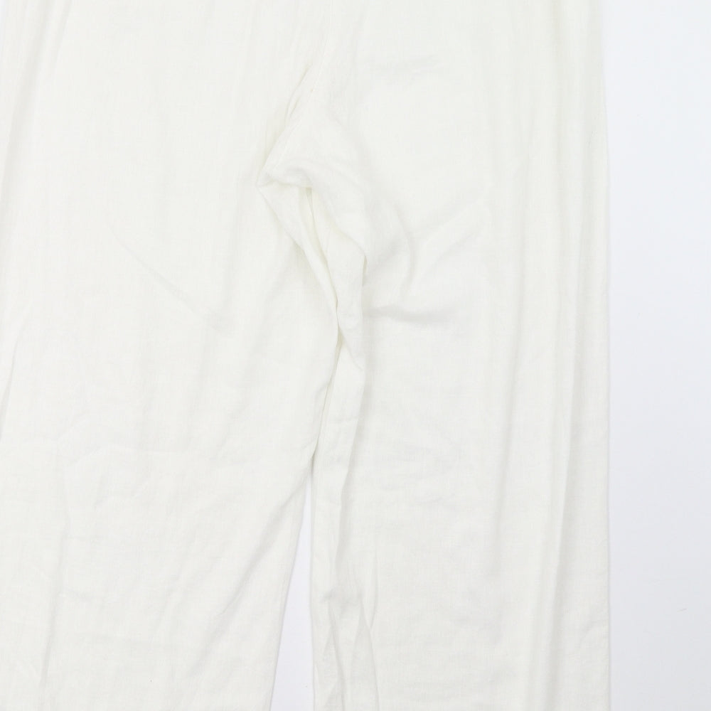George Womens White   Trousers  Size 18 L30 in