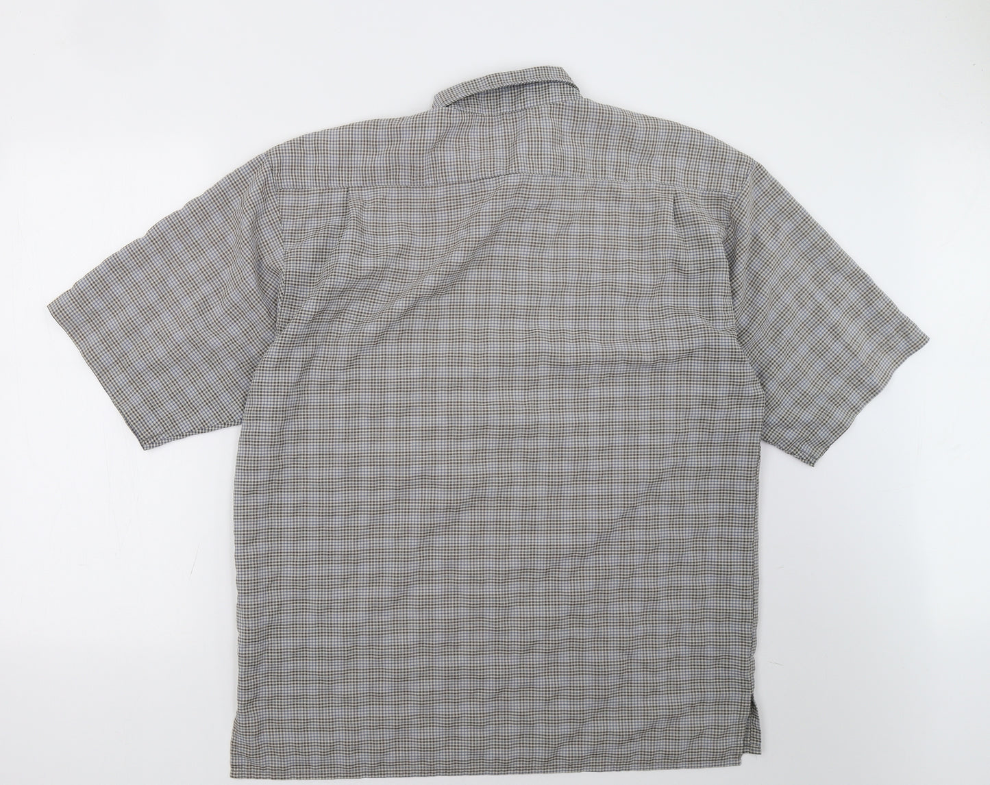 Karrimor Mens Grey Check   Polo Size XL