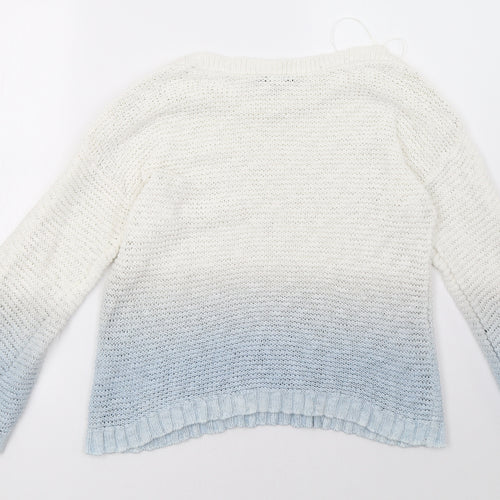 EDC Womens Blue   Pullover Sweatshirt Size S
