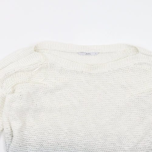 EDC Womens Blue   Pullover Sweatshirt Size S