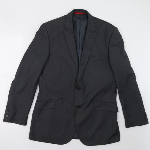 Burton Mens Grey   3 Piece Blazer Size 40