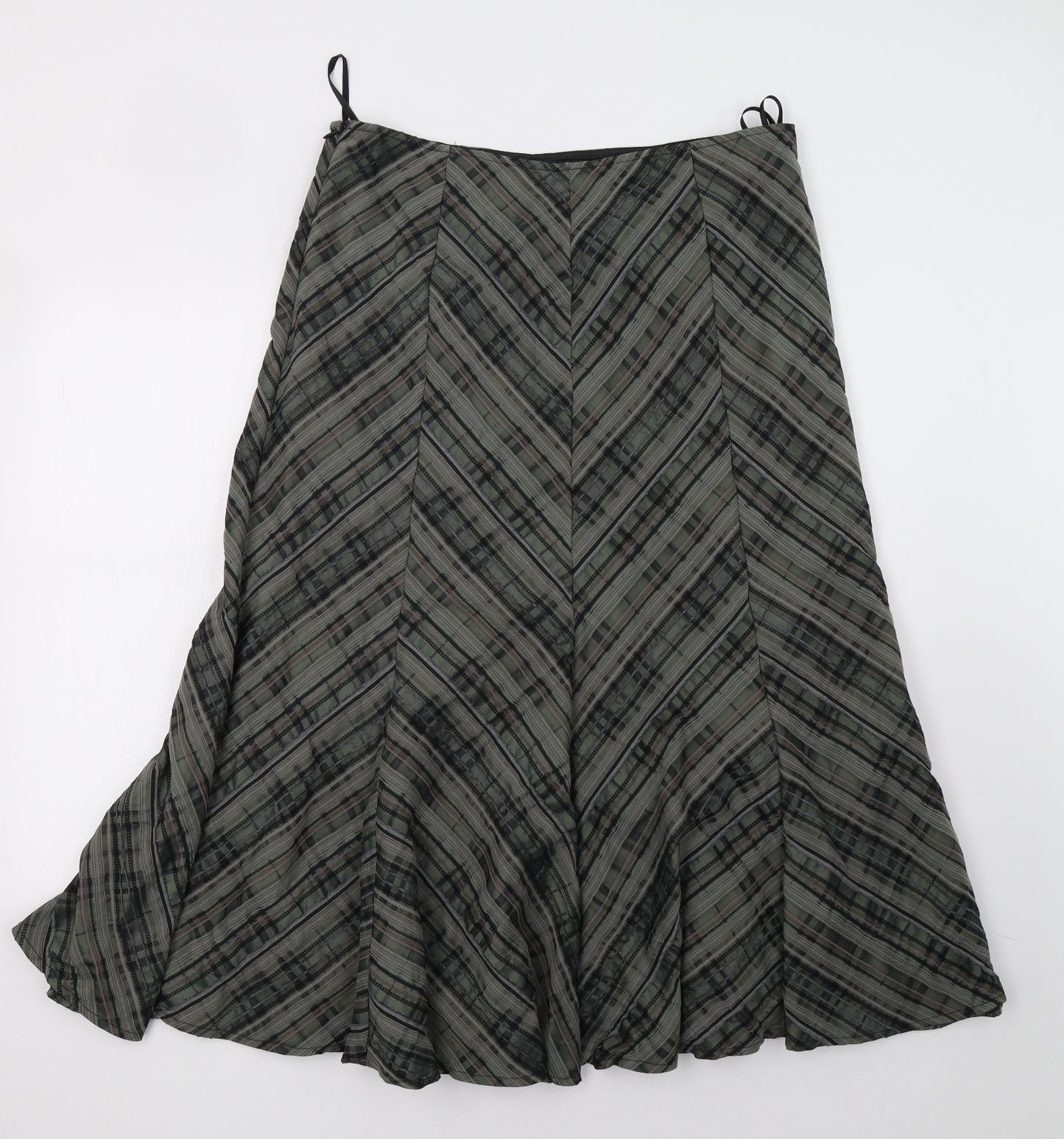 Marks and Spencer Womens Green   A-Line Skirt Size 14