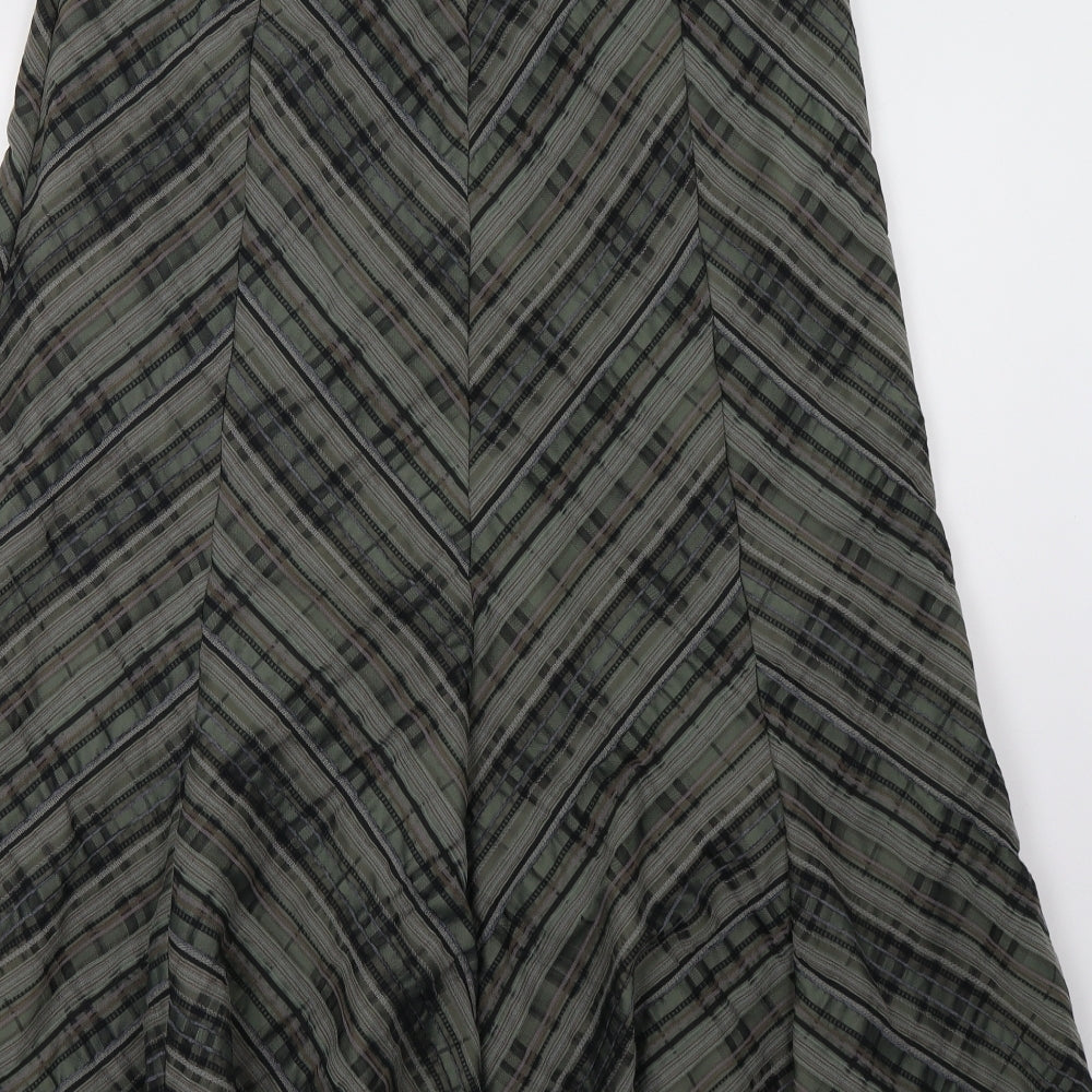 Marks and Spencer Womens Green   A-Line Skirt Size 14
