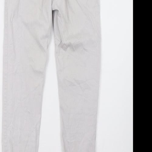 H&M Womens Grey   Skinny Jeans Size 8 L30 in