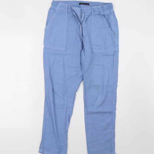 Marks and Spencer Womens Blue   Trousers  Size 10 L28 in