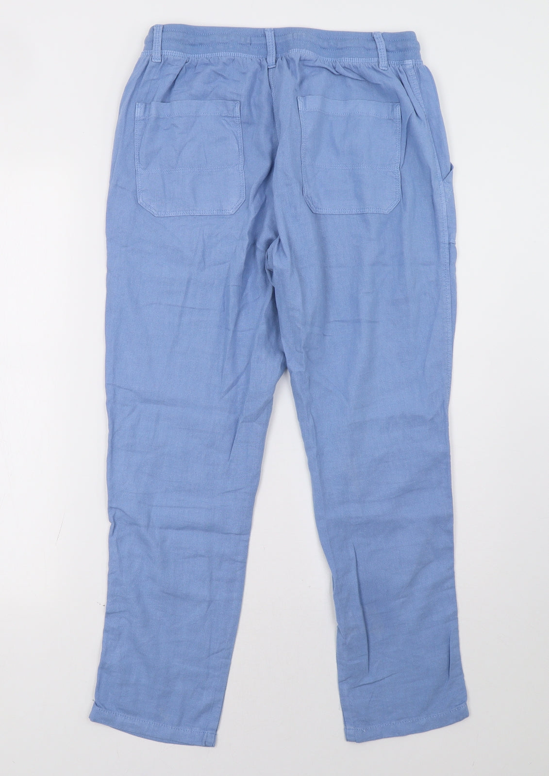 Marks and Spencer Womens Blue   Trousers  Size 10 L28 in