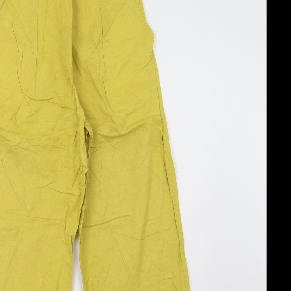 Preworn Womens Yellow   Trousers  Size 8 L30 in