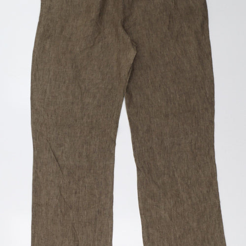 Sixth Sense Womens Brown   Trousers  Size 12 L35 in